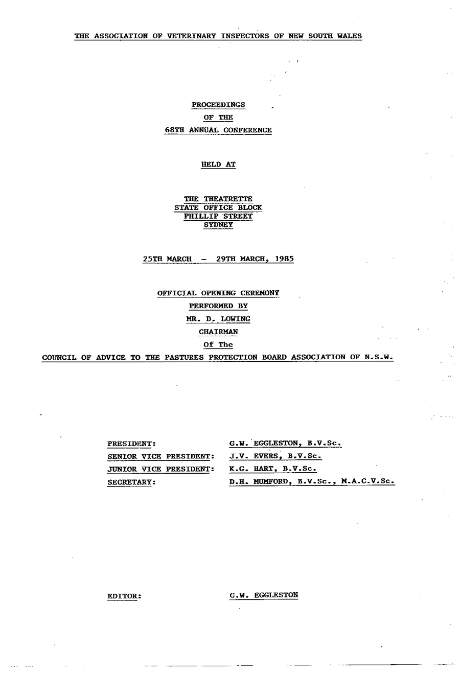 1985 Cover